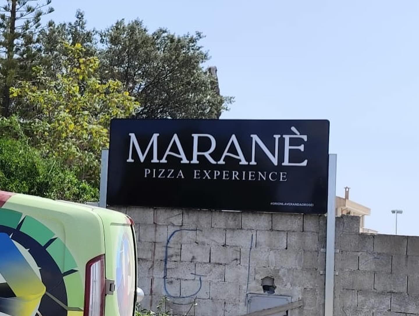Insegna Pizzeria Marane
